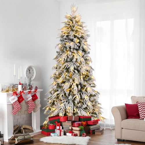 8ft slim pre lit christmas - 8ft, pre-lit