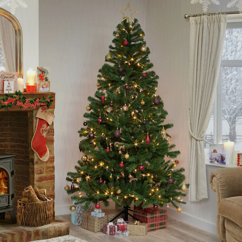 Christmas tree with - christmas, metal