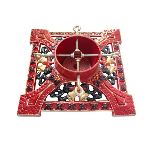 Cast iron christmas tree stand - cast,