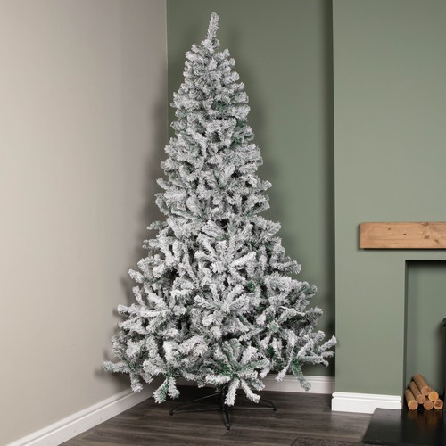 8ft snow flocked artificial - 8ft,